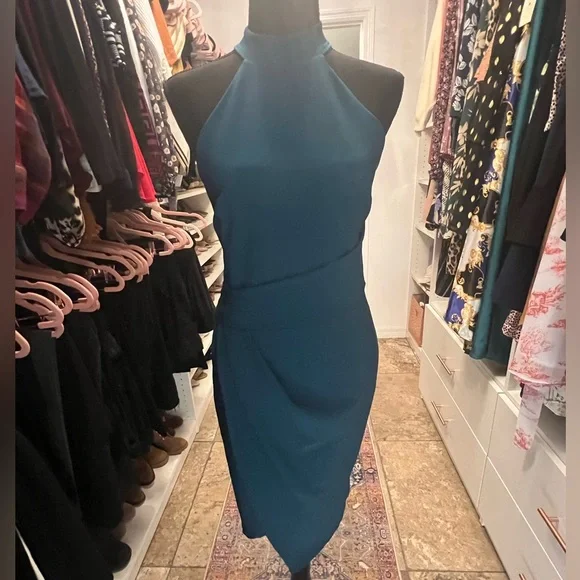 Lipsy | Dresses | Lipsy London Brand New Tealblue Midi Dress | Poshmark